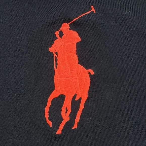 Polo Ralph Lauren Jacket Men’s 2XLT Black Big Pony Full Zip Track Athletic - Picture 3 of 9